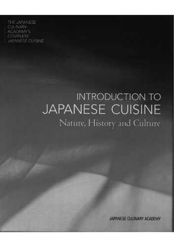 Introduction to Japanese Cuisine: Nature, History and Culture