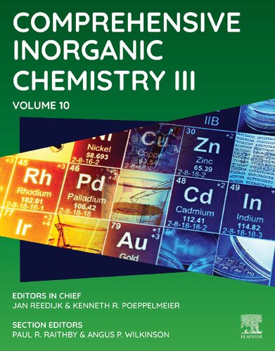 Comprehensive Inorganic Chemistry III. Volume 10: X-ray, Neutron, and Electron Scattering Methods in Inorganic Chemistry