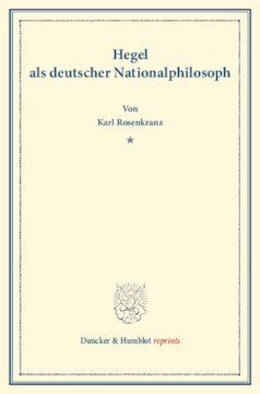 Hegel als deutscher Nationalphilosoph