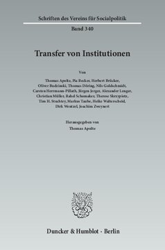 Transfer von Institutionen