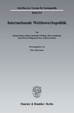 Internationale Wettbewerbspolitik