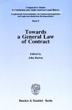 Towards a General Law of Contract