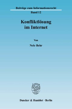 Konfliktlösung im Internet