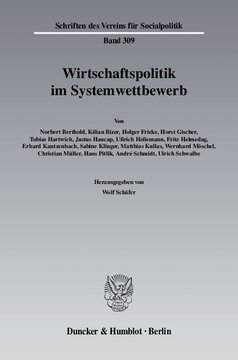 Wirtschaftspolitik im Systemwettbewerb