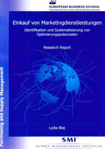 Einkauf von Marketingdienstleistungen: Identifikation und Systematisierung von Optimierungsprozessen