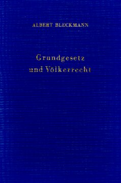 Grundgesetz und Völkerrecht: Ein Studienbuch