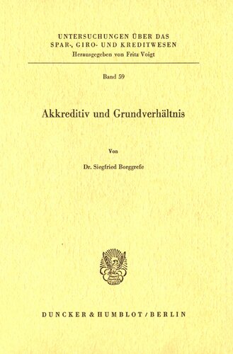 Akkreditiv und Grundverhältnis