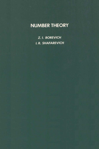 Number Theory (Pure and Applied Mathematics)