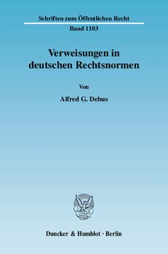 Verweisungen in deutschen Rechtsnormen