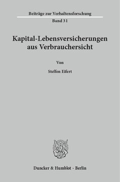 Kapital-Lebensversicherungen aus Verbrauchersicht