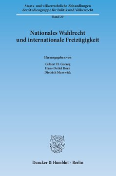 Nationales Wahlrecht und internationale Freizügigkeit