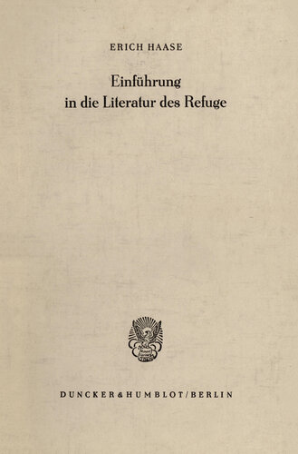 Einführung in die Literatur des Refuge: Der Beitrag der französischen Protestanten zur Entwicklung analytischer Denkformen am Ende des 17. Jahrhunderts