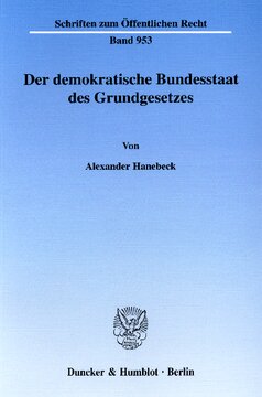 Der demokratische Bundesstaat des Grundgesetzes