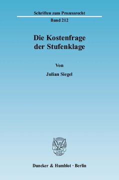 Die Kostenfrage der Stufenklage