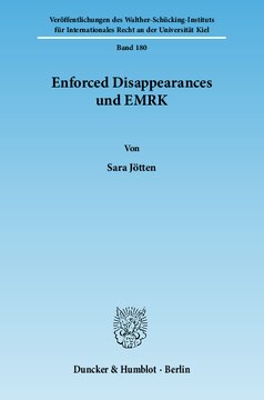 Enforced Disappearances und EMRK