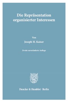 Die Repräsentation organisierter Interessen