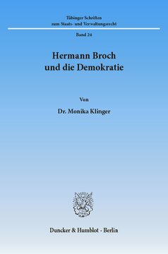 Hermann Broch und die Demokratie