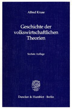 Geschichte der volkswirtschaftlichen Theorien