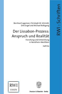 Der Lissabon-Prozess: Anspruch und Realität: Forschung und Entwicklung in Nordrhein-Westfalen