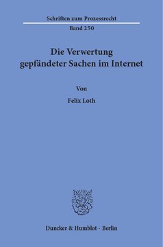 Die Verwertung gepfändeter Sachen im Internet