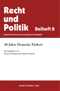 30 Jahre Deutsche Einheit