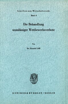 Die Behandlung unzulässiger Wettbewerbsverbote