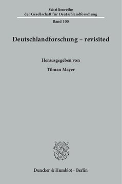 Deutschlandforschung – revisited