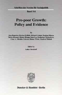 Pro-poor Growth: Policy and Evidence