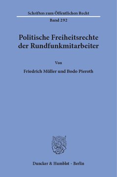 Politische Freiheitsrechte der Rundfunkmitarbeiter