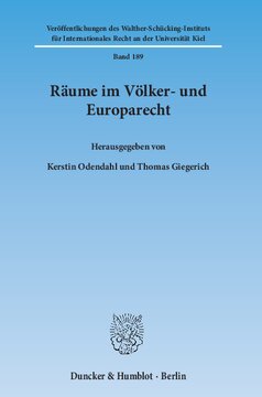 Räume im Völker- und Europarecht