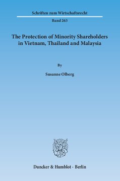 The Protection of Minority Shareholders in Vietnam, Thailand and Malaysia