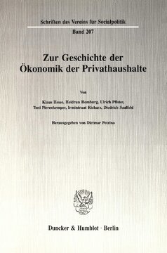 Zur Geschichte der Ökonomik der Privathaushalte