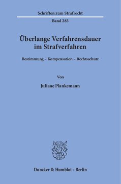 Überlange Verfahrensdauer im Strafverfahren: Bestimmung – Kompensation – Rechtsschutz