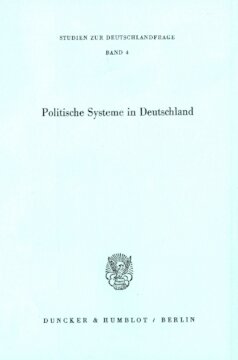 Politische Systeme in Deutschland