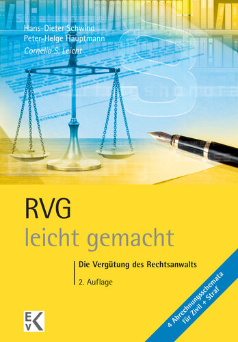 RVG – leicht gemacht: Die Vergütung des Rechtsanwalts