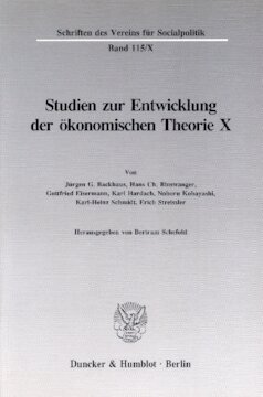 Friedrich List: Voraussetzungen und Folgen: Studien zur Entwicklung der ökonomischen Theorie X