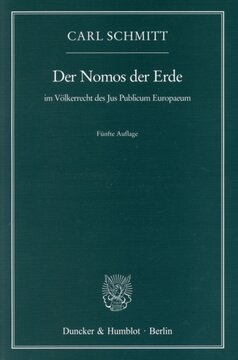 Der Nomos der Erde: im Völkerrecht des Jus Publicum Europaeum