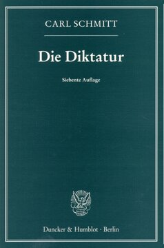 Die Diktatur: Von den Anfängen des modernen Souveränitätsgedankens bis zum proletarischen Klassenkampf