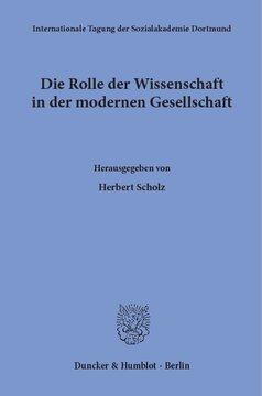 Die Rolle der Wissenschaft in der modernen Gesellschaft