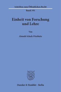 Einheit von Forschung und Lehre