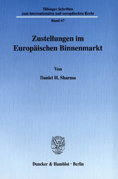 Zustellungen im Europäischen Binnenmarkt