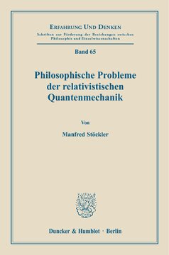 Philosophische Probleme der relativistischen Quantenmechanik