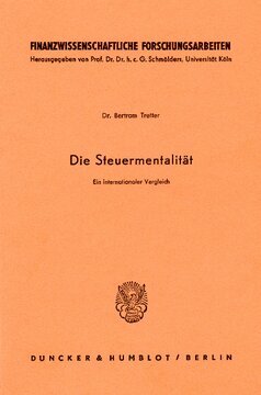 Die Steuermentalität: Ein internationaler Vergleich