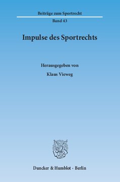 Impulse des Sportrechts