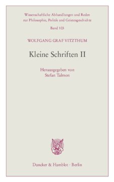 Kleine Schriften II: Herausgegeben von Stefan Talmon