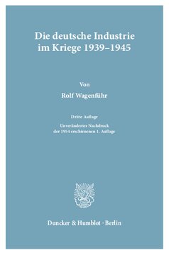 Die deutsche Industrie im Kriege 1939–1945