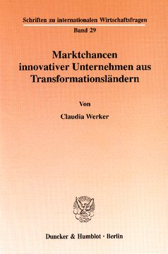 Marktchancen innovativer Unternehmen aus Transformationsländern