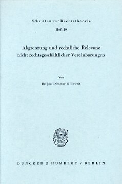 Abgrenzung und rechtliche Relevanz nicht rechtsgeschäftlicher Vereinbarungen