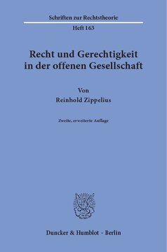 Recht und Gerechtigkeit in der offenen Gesellschaft