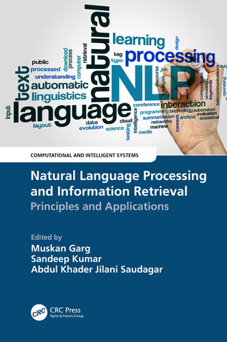 Natural Language Processing and Information Retrieval; Principles and Applications